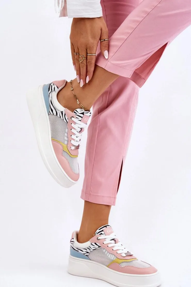 GOE Sneakersy Damskie*Damskie Wygodne Buty Sportowe LL2N4053 Multikolor
