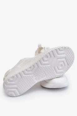 Hot Big Star Shoes Damskie Wygodne Sneakersy Memory Foam System Big Star LL274415 Białe