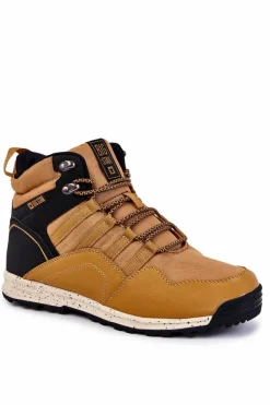 Big Star Shoes Trekkingowe Damskie|Damskie Trapery*Damskie Wysokie Buty Trekkingowe Big Star KK274609 Camel