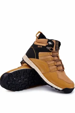 Big Star Shoes Trekkingowe Damskie|Damskie Trapery*Damskie Wysokie Buty Trekkingowe Big Star KK274609 Camel