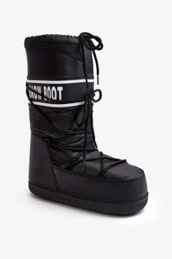 Damskie Boto Damskie Wysokie Śniegowce Czarne Venila