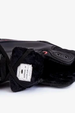 Clearance Cross Jeans Damskie Wysokie Trampki KK2R4058C Czarne Czarny