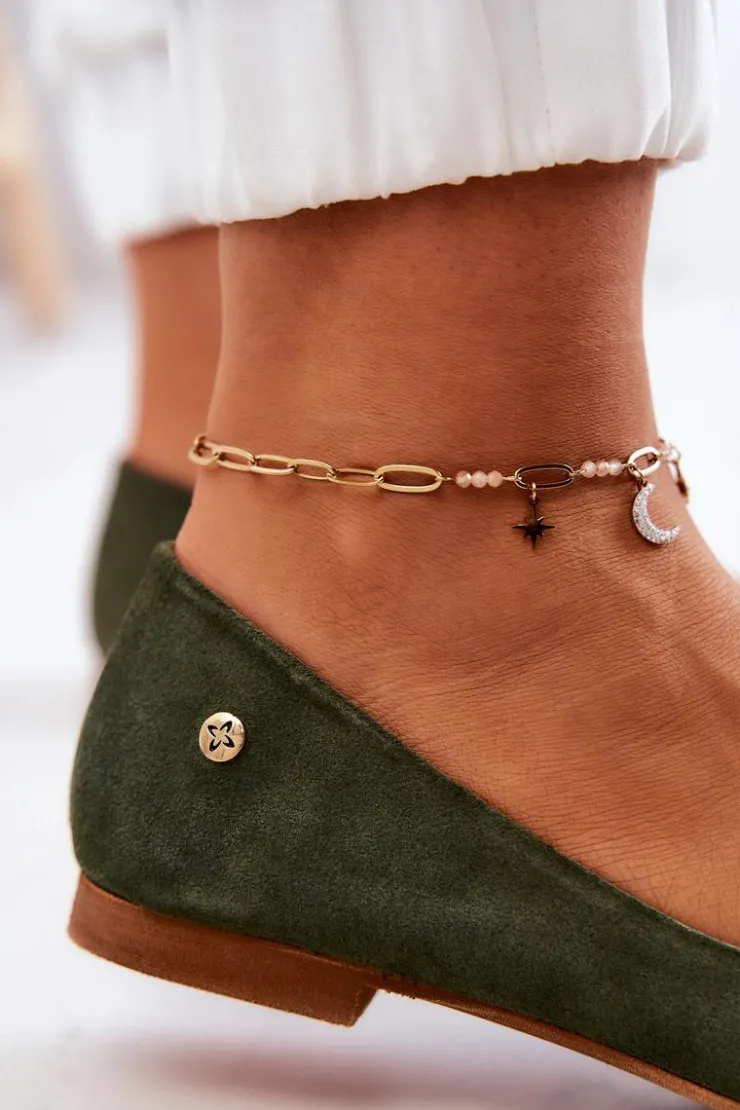 New Maciejka Damskie Zamszowe Baleriny 04100-45 Khaki