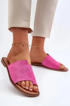 Evento Klapki Damskie Japonki|Klapki Damskie Klasyczne*Damskie Zamszowe Klapki Japonki Fuksja Amite