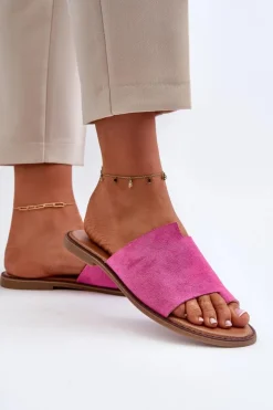 Evento Klapki Damskie Japonki|Klapki Damskie Klasyczne*Damskie Zamszowe Klapki Japonki Fuksja Amite