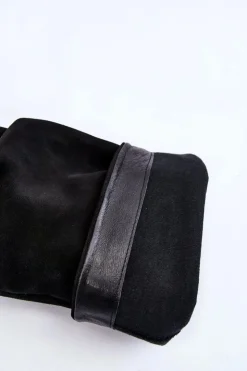 Maciejka Kozaki Wiosenne|Kozaki Płaskie*Damskie Zamszowe Kozaki Do Kolan 05790-01 Czarne