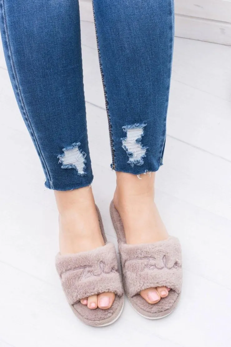 Boto Kapcie Klasyczne*Domowe Damskie Klapki Papcie Coffee Sleeper