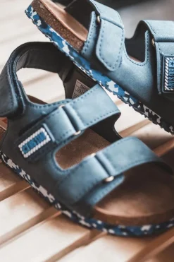 Damskie Big Star Shoes Dziecięce Sandałki Big Star JJ374117 Granatowe