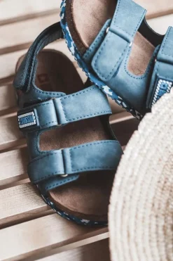 Damskie Big Star Shoes Dziecięce Sandałki Big Star JJ374117 Granatowe