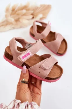 Big Star Shoes Dziewczęce|Sandały Big Star*Dziecięce Sandałki Big Star JJ374121 Różowe