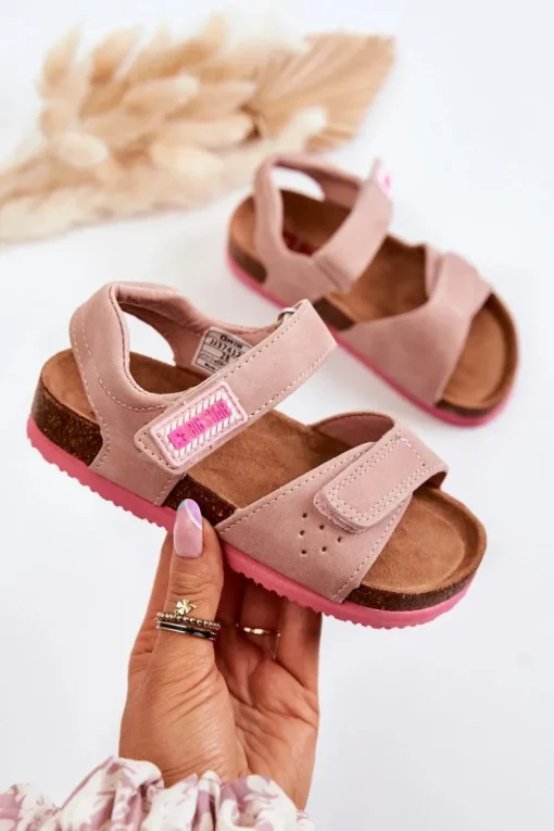Big Star Shoes Dziewczęce|Sandały Big Star*Dziecięce Sandałki Big Star JJ374121 Różowe