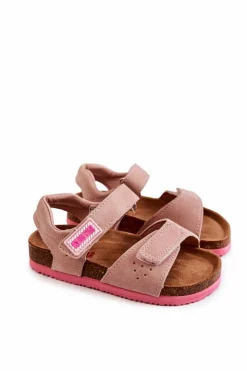 Big Star Shoes Dziewczęce|Sandały Big Star*Dziecięce Sandałki Big Star JJ374121 Różowe