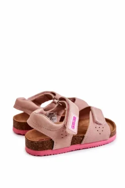 Big Star Shoes Dziewczęce|Sandały Big Star*Dziecięce Sandałki Big Star JJ374121 Różowe