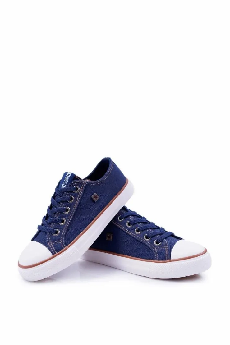 Clearance Big Star Shoes Dziecięce Trampki Big Star Granatowe DD374086