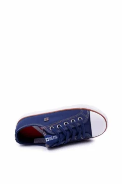 Clearance Big Star Shoes Dziecięce Trampki Big Star Granatowe DD374086