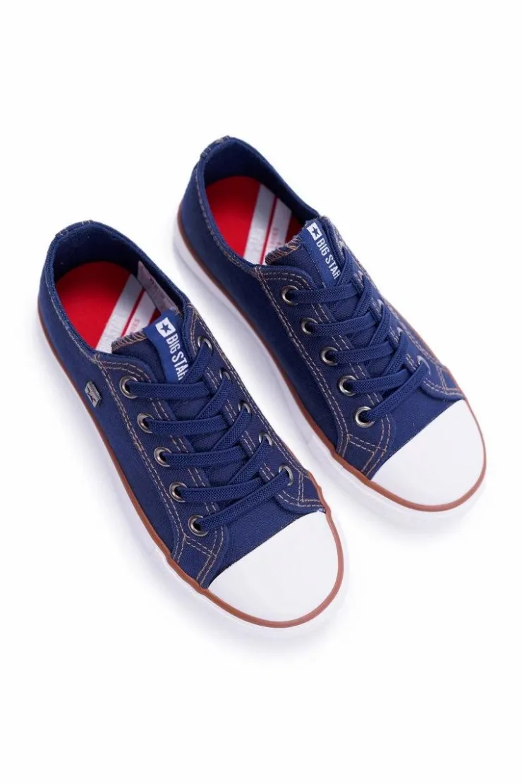 Clearance Big Star Shoes Dziecięce Trampki Big Star Granatowe DD374086