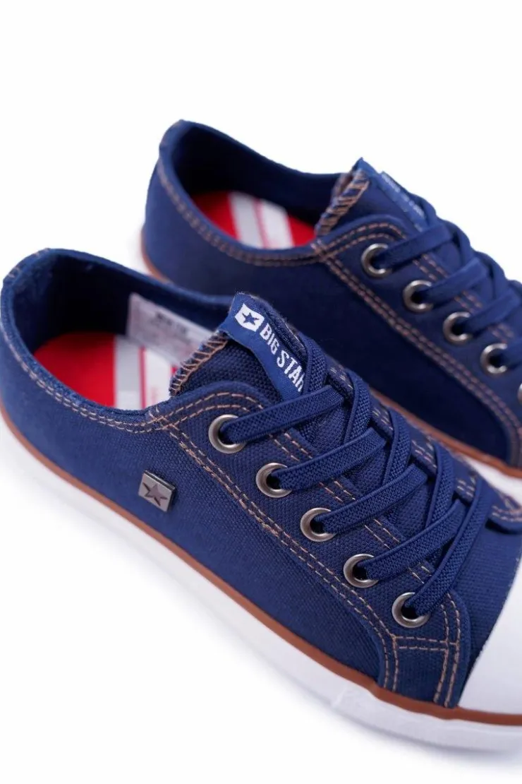 Clearance Big Star Shoes Dziecięce Trampki Big Star Granatowe DD374086