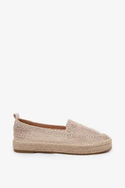 Damskie Buty damskie Vinceza Espadryle Damskie Na Platformie Vinceza 17392 Beżowe