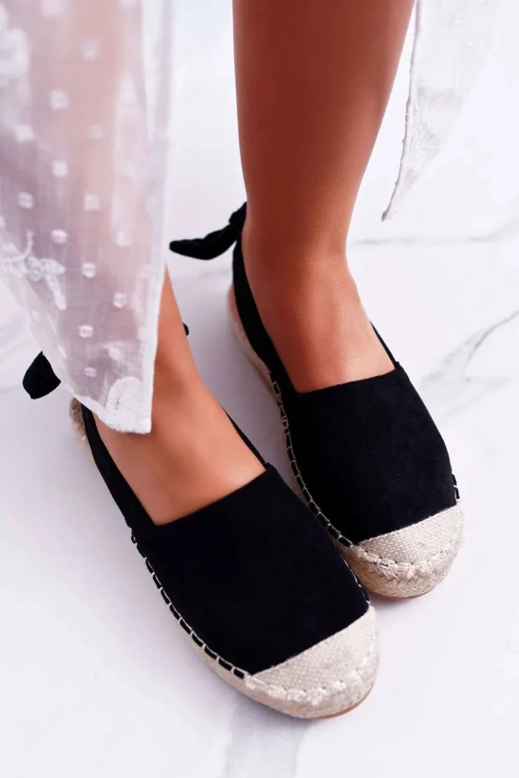 Best Boto Espadryle Damskie Tenisówki Czarne Moriente
