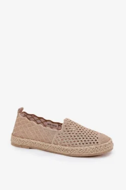 Buty damskie Vinceza Espadryle Damskie Z Plecionką Vinceza 13625 Beżowe Beżowy