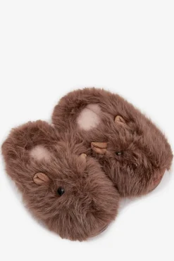 Online Boto Futrzane Kapice Damskie Kapibary Brązowe Pravelle