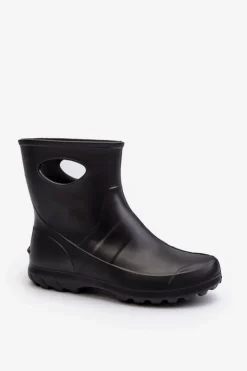 Boto Kalosze Damskie*Kalosze Damskie Wodoszczelne LEMIGO GARDEN 752 Czarne