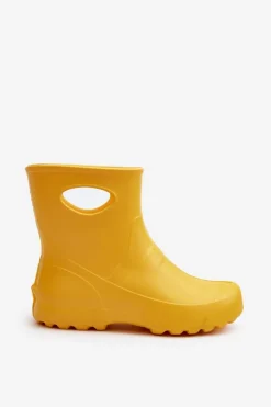 Damskie Boto Kalosze Damskie Wodoszczelne LEMIGO GARDEN 752 Żółte