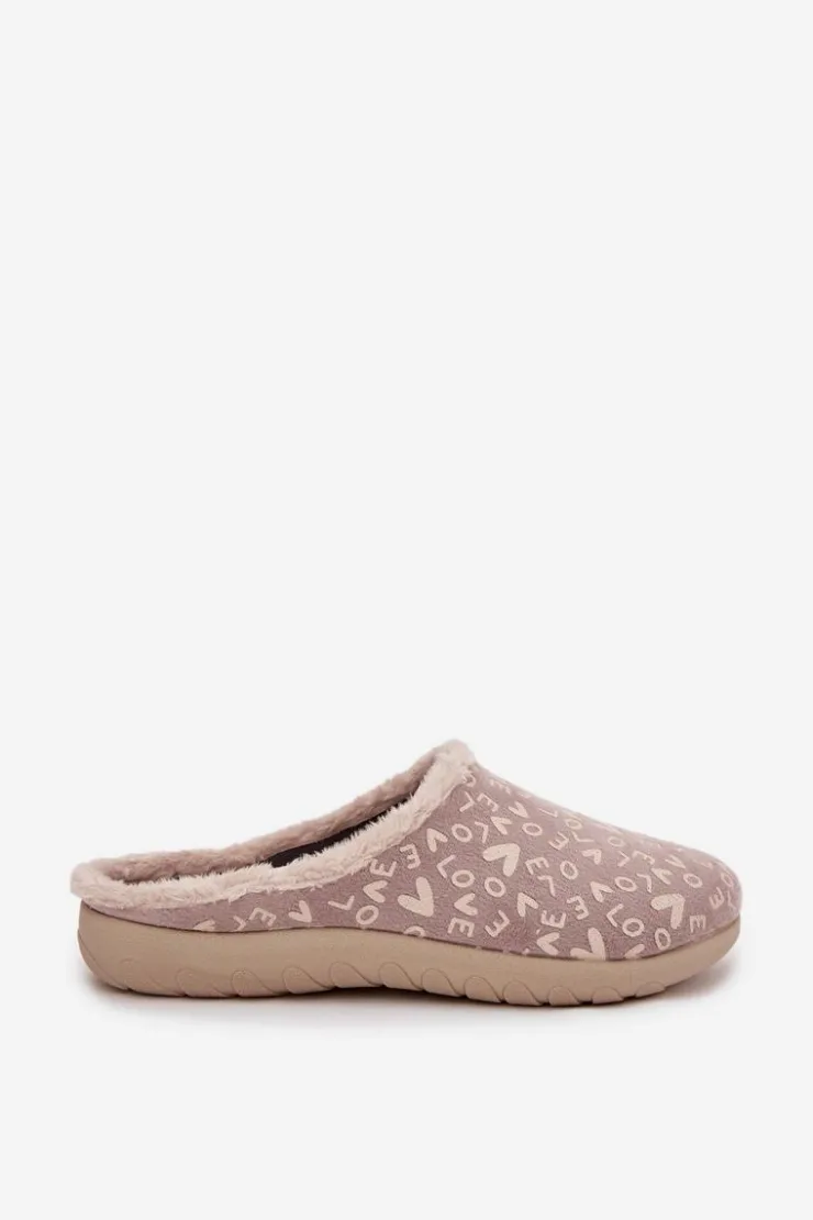 Damskie INBLU Kapcie Damskie Love ET000032 Beżowe