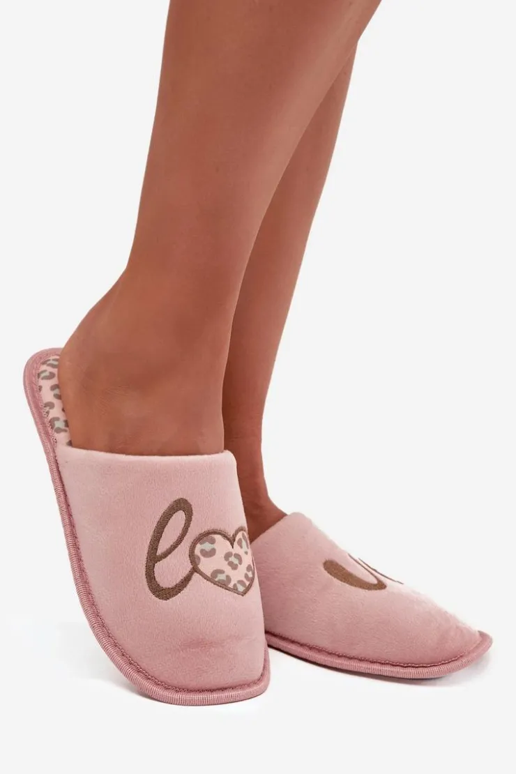 Damskie Buty damskie Vinceza Kapcie Damskie LOVE Vinceza 19960 Różowe