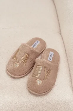 Buty damskie Vinceza Kapcie Klasyczne|Klapki Z Futerkiem*Kapcie Damskie Z Futerkiem LADY Vinceza 19958 Beżowe