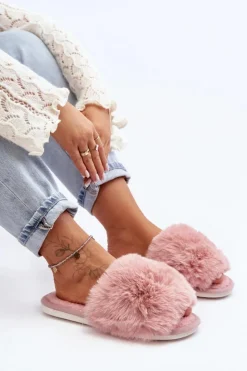 Boto Kapcie Klasyczne|Klapki Damskie Klasyczne*Kapcie Damskie Z Futerkiem Różowe Vienitta