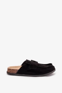 Boto Klapki Korkowe|Klapki Na Platformie*Klapki Chodaki Damskie Na Korkowej Platformie Czarne Nivalia Czarny