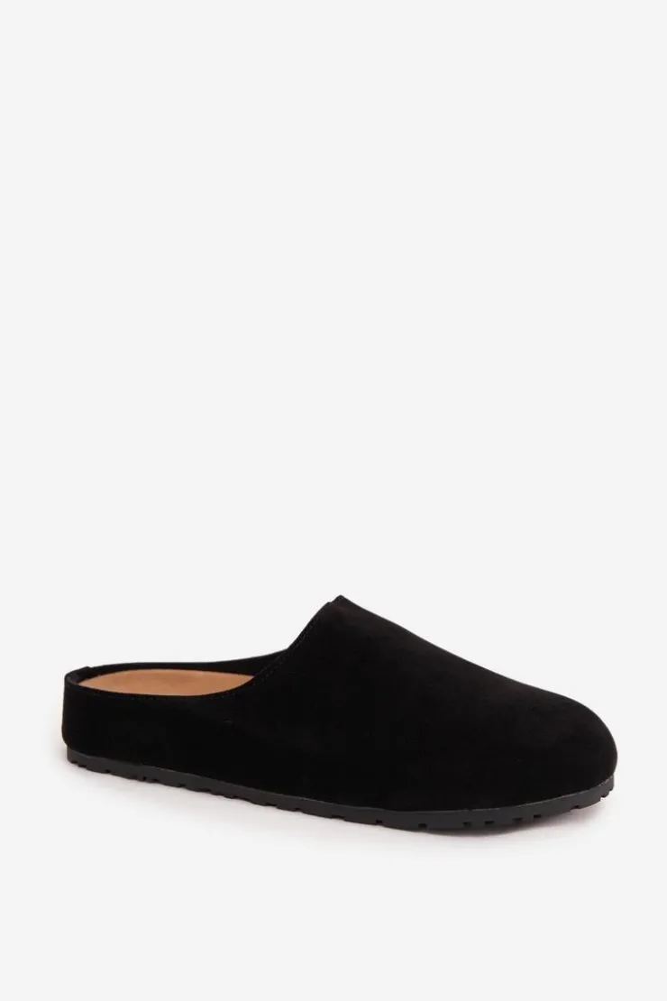 Damskie Boto Klapki Chodaki Damskie Na Platformie Czarne Sylviane