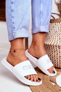 Big Star Shoes Klapki Damskie Big Star|Klapki Damskie Klasyczne*Klapki Damskie Big Star Klasyk Białe GG274044