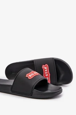 Damskie Big Star Shoes Klapki Damskie Big Star OO274038 Czarne