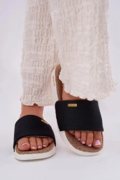 Best Big Star Shoes Klapki Damskie Big Star RR274A108 Czarne Czarny