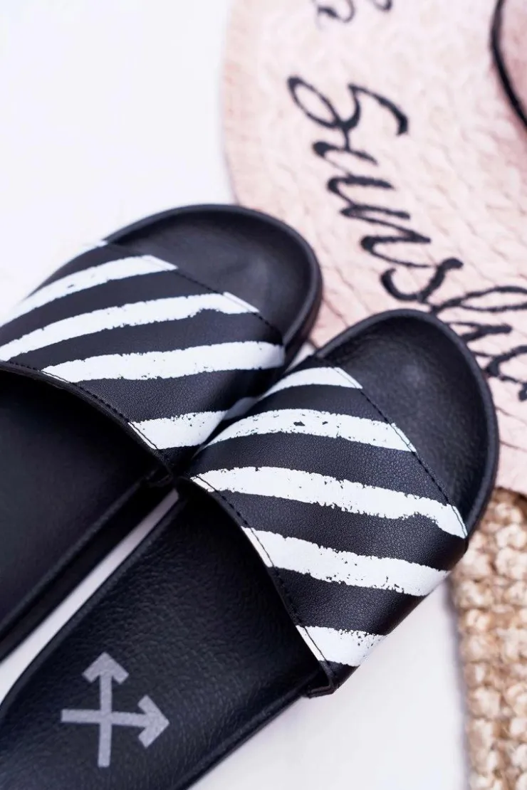 Boto Klapki Damskie Klasyczne*Klapki Damskie Czarne Aynna