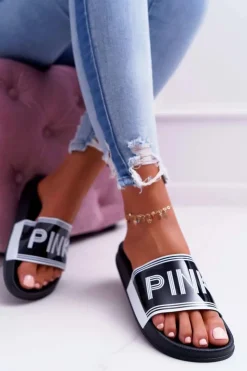 Boto Klapki Damskie Klasyczne*Klapki Damskie Czarne Vrita