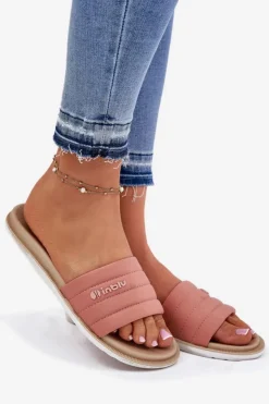 Damskie INBLU Klapki Damskie SF000003 Różowe