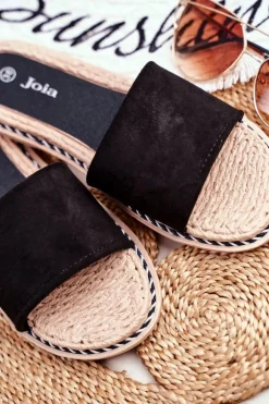 Damskie Boto Klapki Damskie Klasyczne Zamszowe Czarne Look At Me