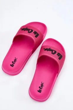 Outlet Lee Cooper Klapki Damskie LCW-25-07-3521L Fuksja Różowy