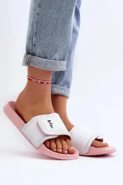 New Lee Cooper Klapki Damskie LCW-24-42-2491L Różowe