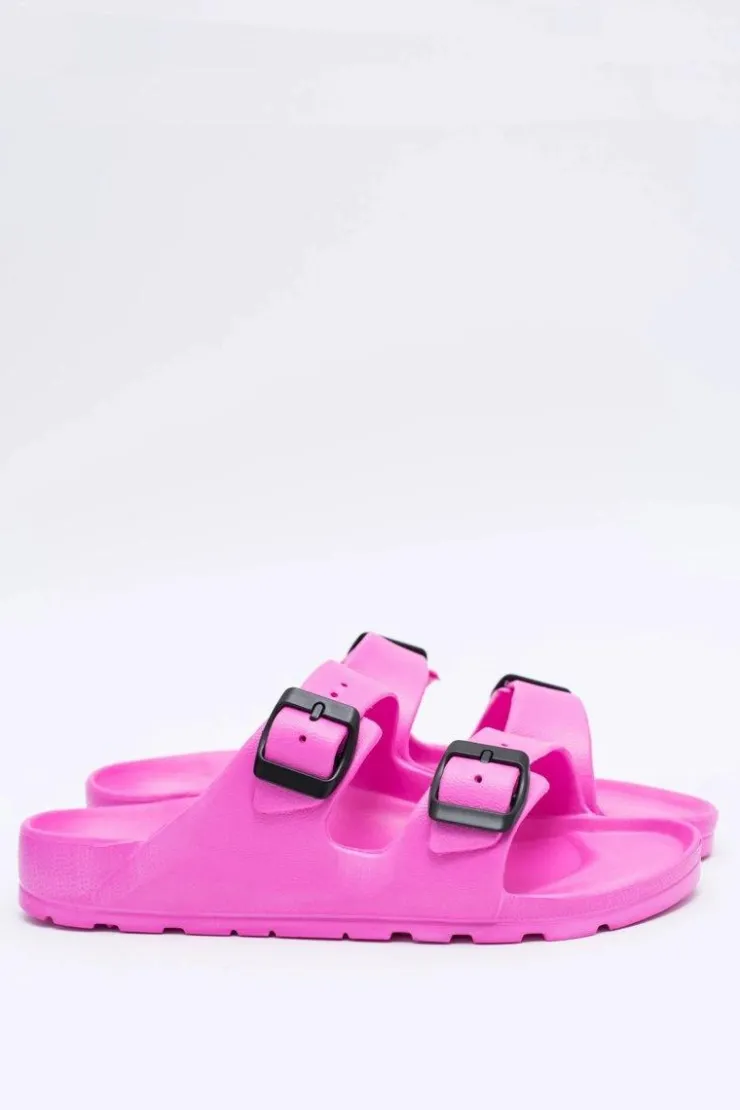 Online Boto Klapki Damskie Lekkie Ogrodowe Różowe