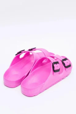 Online Boto Klapki Damskie Lekkie Ogrodowe Różowe