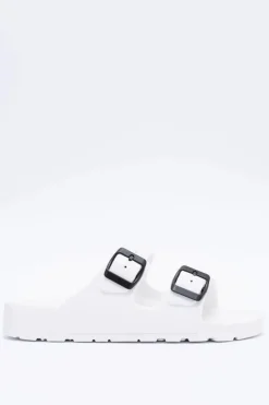 Damskie Boto Klapki Damskie Lekkie Ogrodowe Białe