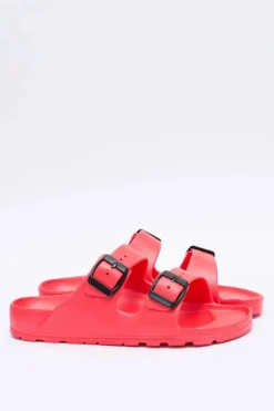 Boto Klapki Sportowe|Klapki Damskie Klasyczne*Klapki Damskie Lekkie Ogrodowe Czerwone