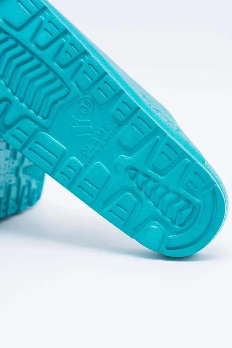 Boto Klapki Damskie Lekkie Ogrodowe Turkusowe