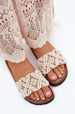 Boto Klapki Korkowe|Klapki Damskie Klasyczne*Klapki Damskie Na Korkowej Platformie Beżowe Timaxrre