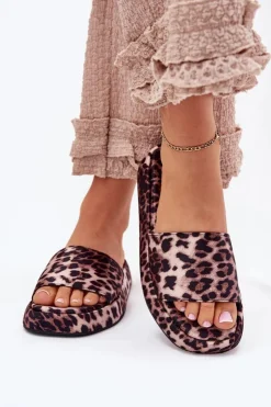 Boto Klapki Na Platformie|Klapki Damskie Klasyczne*Klapki Damskie Na Platformie Panterka Dovasse