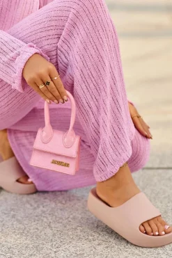 Boto Klapki Basenowe|Klapki Na Platformie*Klapki Damskie Na Platformie Piankowe Różowe Airaplea Różowy